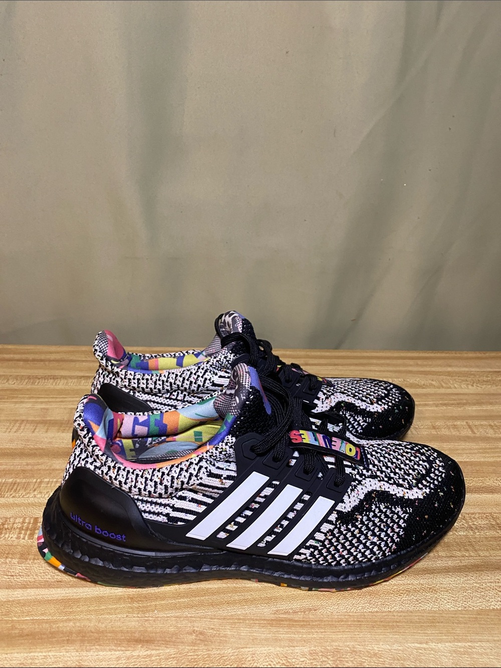 Adidas Kris Andrews Small x Ultra Boost 5.0 LOVE UNITES Pride Shoes Men’s 6.5
